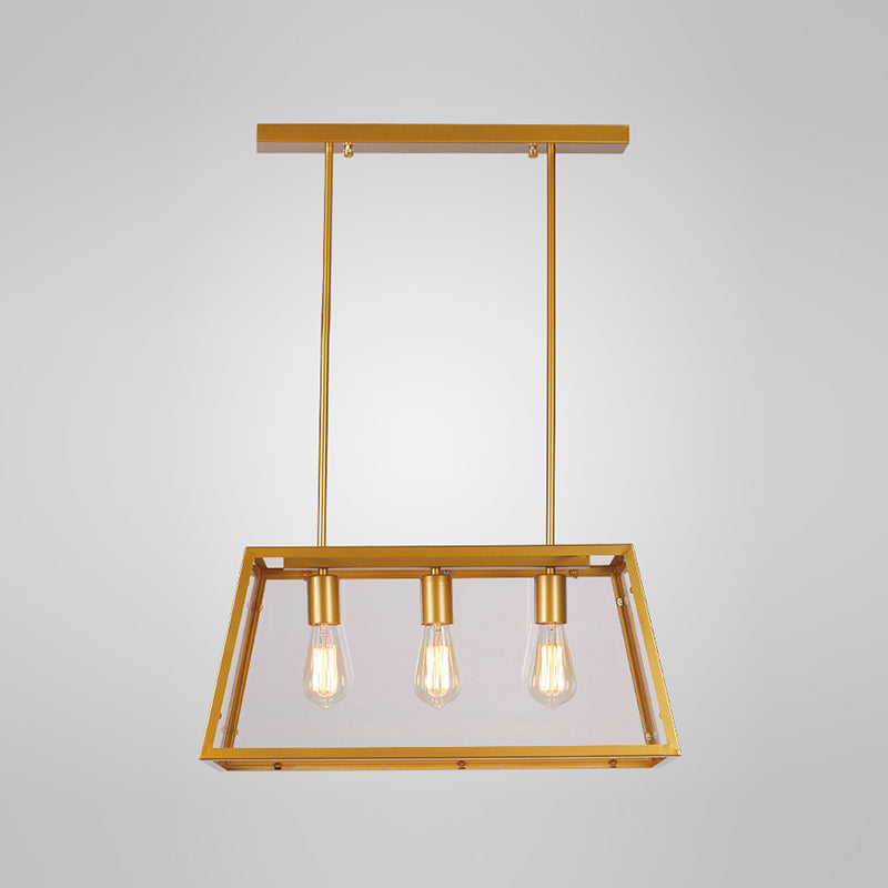 Industrial Island Light Simple Metal Pendant Lighting Fixture for Dining Room
