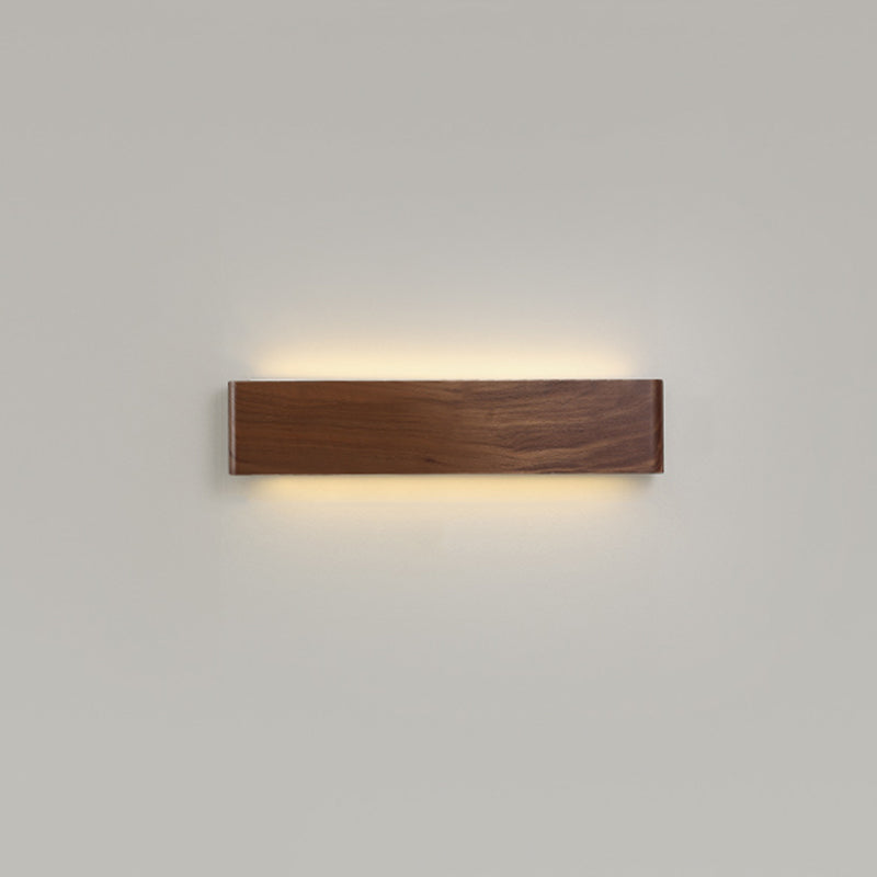 Modern Metal Wall Sconce Linear Shape Wall Light with PC Shade for Bedroom