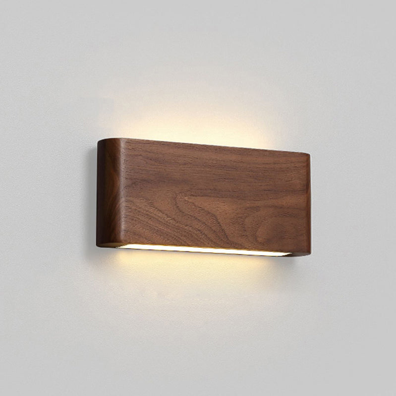 Modern Metal Wall Sconce Linear Shape Wall Light with PC Shade for Bedroom