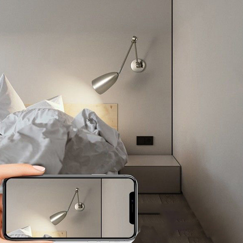 Modern Wall Lighting Fixtures Metal 1 Light Flush Mount Wall Sconce for Dining Room