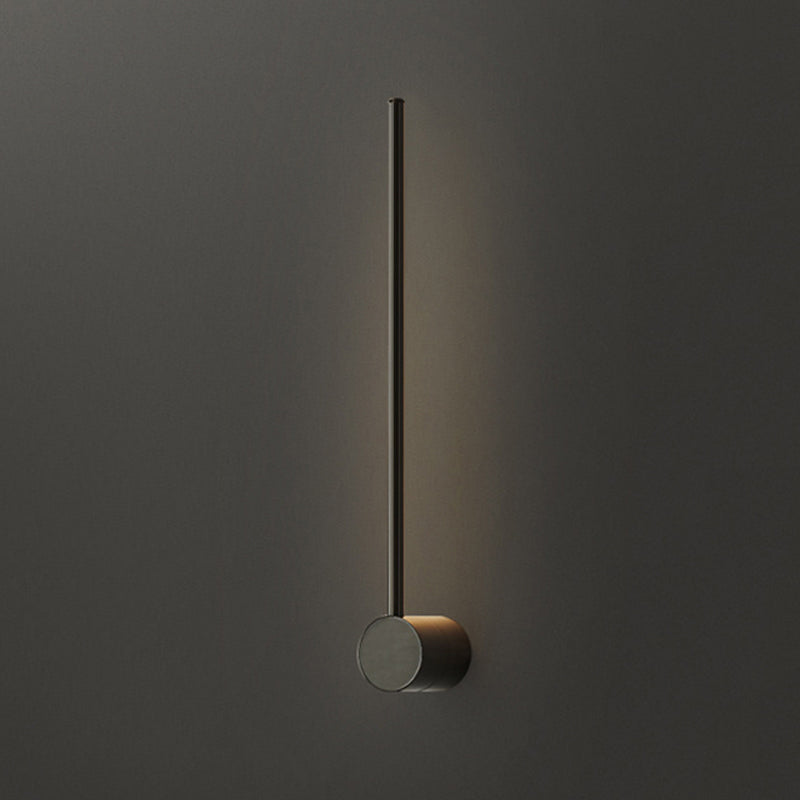Minimalism LED Wall Sconce Thin-Line Sconce Lighting with Brass for Living Room