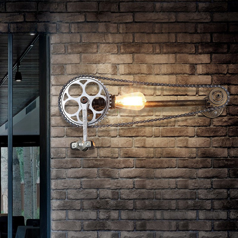 Industrial Wall Light Creative Metallic Wall Light Sconce for Living Room