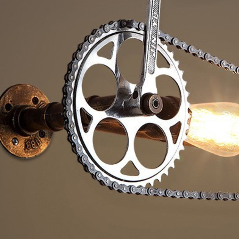 Industrial Wall Light Creative Metallic Wall Light Sconce for Living Room