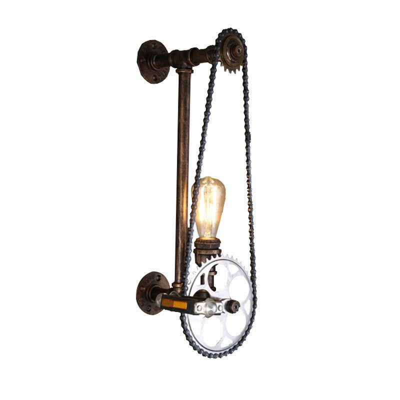 Industrial Wall Light Creative Metallic Wall Light Sconce for Living Room