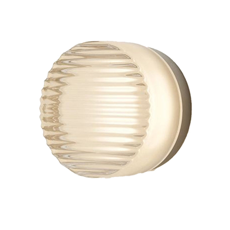 Modern Metal Wall Sconce Circle Shape 1 Light Sconce Light Fixtures