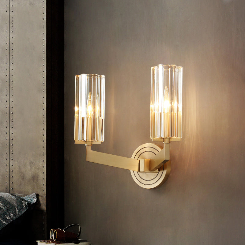 Post-Modern Wall Light Sconces Copper Wall Light Fixture in Gold