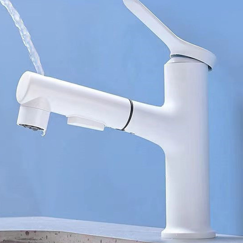 Vessel Sink Faucet Contemporary Pull-out Faucet with Swivel Spout