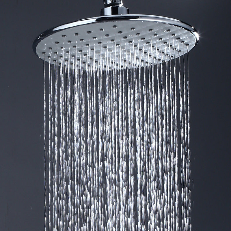 Shower System Rain Massage Jet Round Adjustable Spray Pattern Shower Trim