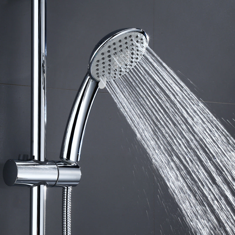 Shower System Rain Massage Jet Round Adjustable Spray Pattern Shower Trim