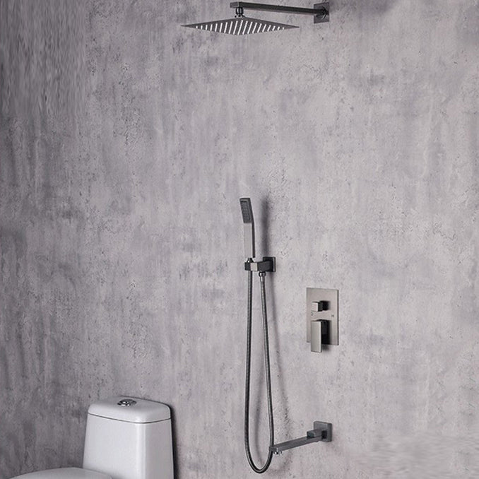 Modern Shower System Brass Adjustable Shower Head Temperature Control Shower Faucet