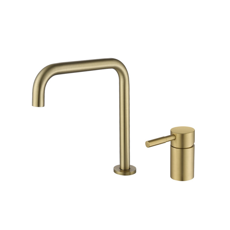 Single Handle Basin Faucet Circular Luxury Vanity Sink Faucet for Bathroom