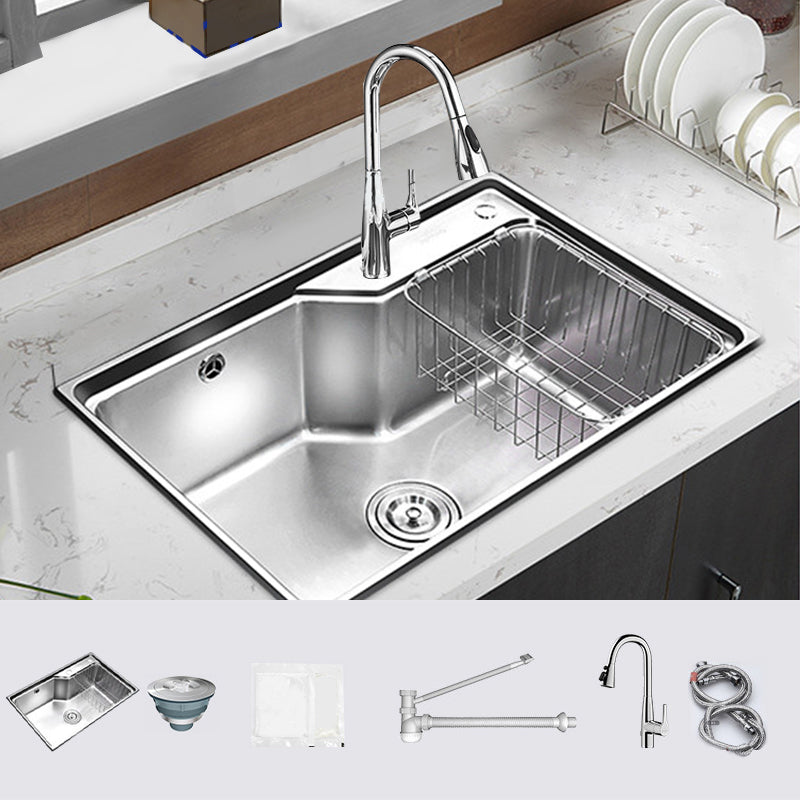 Modern Style Kitchen Sink Undermount Corrosion Resistant Kitchen Double Sink