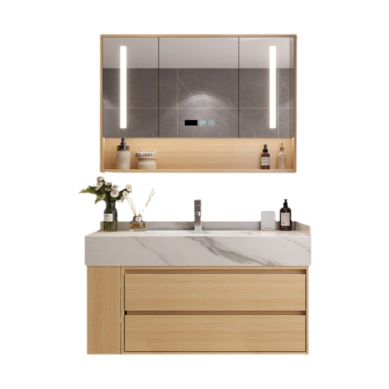 Gorgeous Sink Vanity Wood Wall-Mounted Mirror Cabinet Vanity Cabinet with Storage Shelving