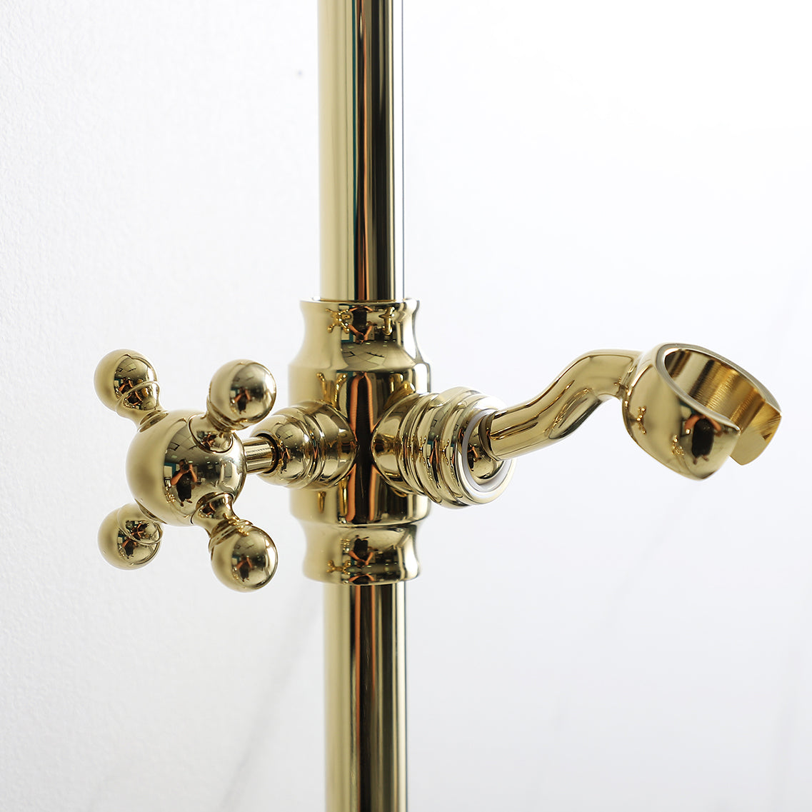 Glam Retro Wall Mounted Metal Claw Foot Tub Faucet Trim Low Arc Claw Foot Tub Faucet