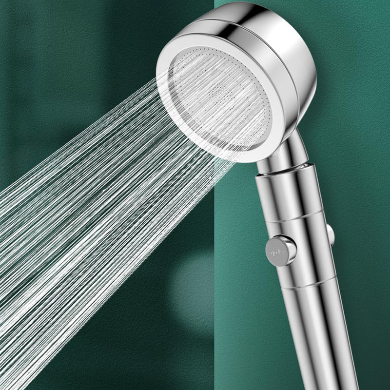 Modern Shower Head Combo Dual Shower Head Polished Stainless Steel Wall-Mount Shower Head