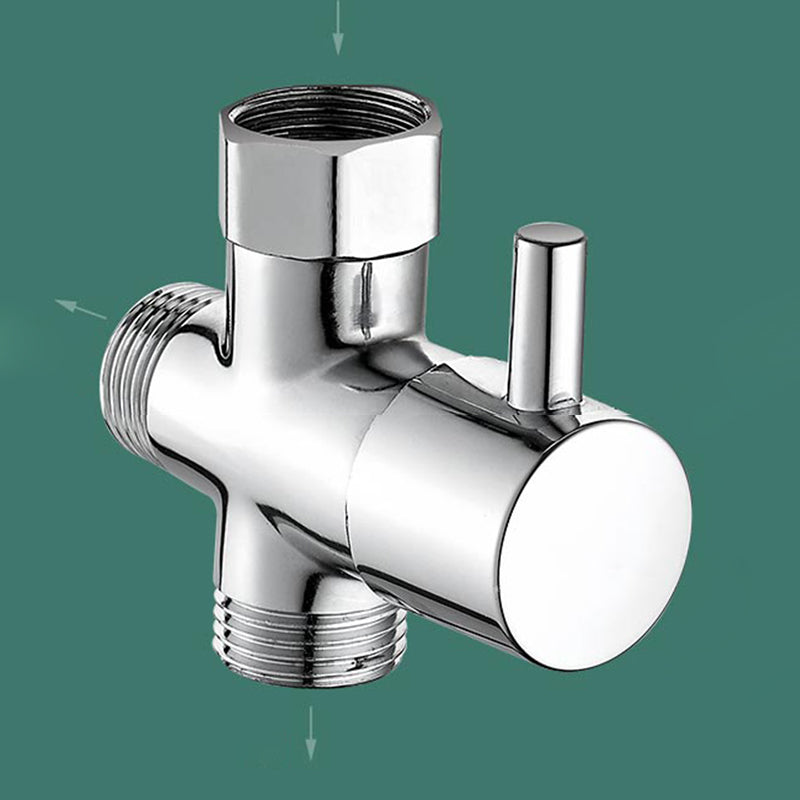 Modern Shower Head Combo Dual Shower Head Polished Stainless Steel Wall-Mount Shower Head