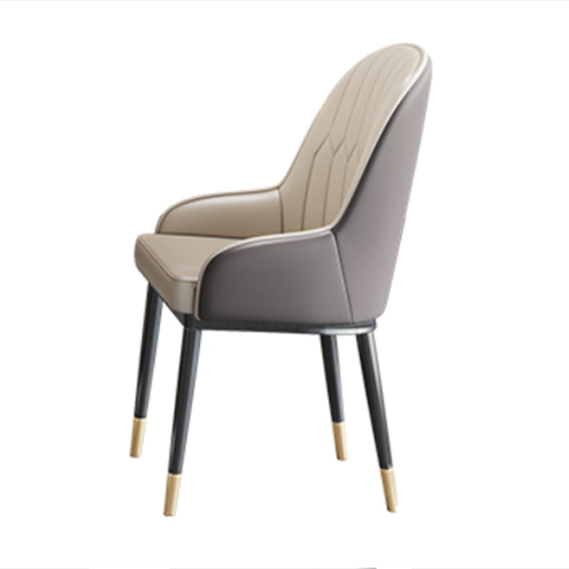 Modern Dining Set 1/5/7 Pcs Round Marble Dining Table and Upholstered Chairs