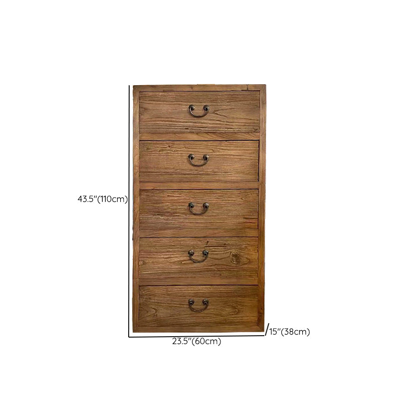 Wooden Storage Chest Dresser Traditional Dresser with Drawers