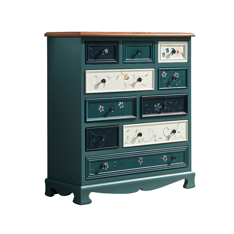 Traditional Storage Chest Dresser Wooden Storage Chest with Drawers for Bedroom