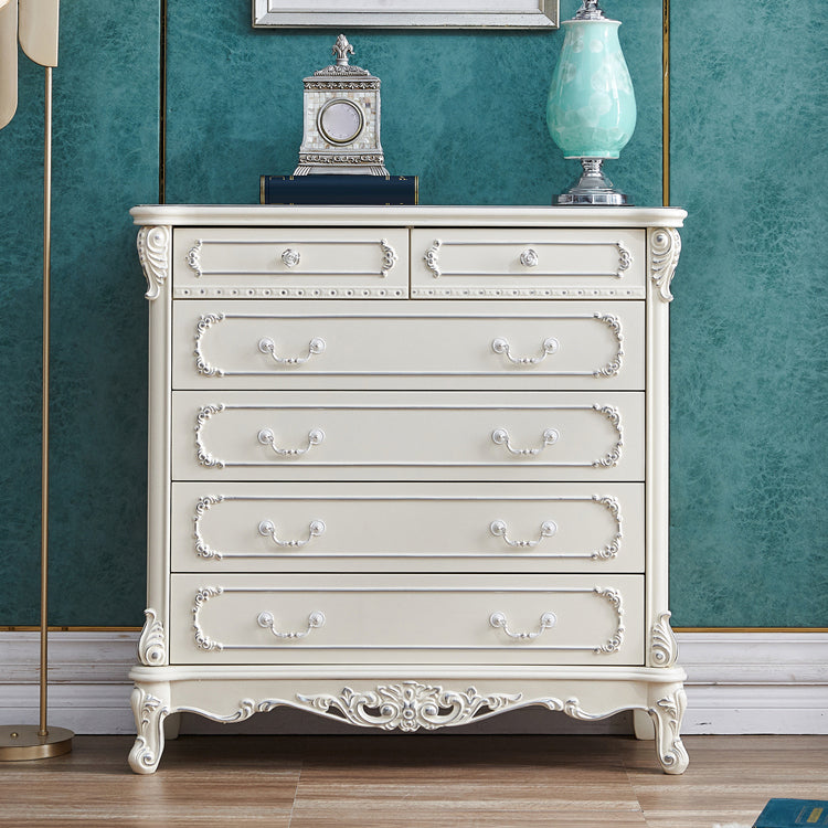 Traditional Storage Chest Dresser Solid Wood Dresser for Home