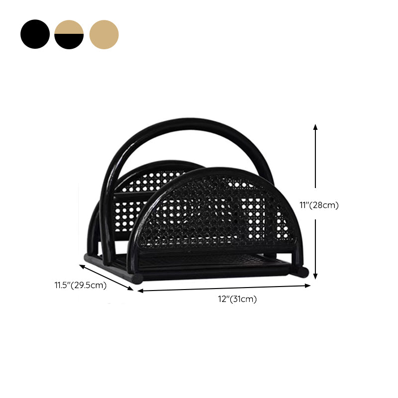 Contemporary Horizontal Standard Bookshelf Open Back Wooden Bookcase