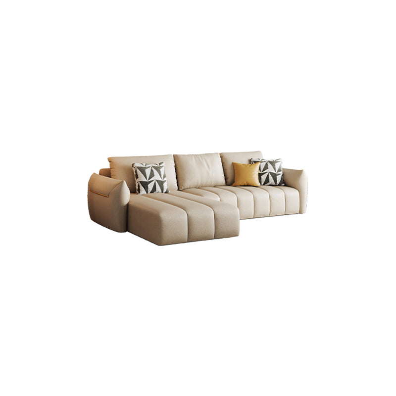 Tropical Fabric White Seating 32.2"H Standard Settee for Living Room
