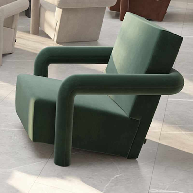 Velvet Sectional Sofa Contemporary Coffee Sofa for Living Room