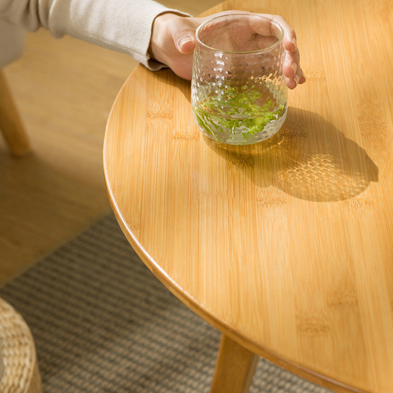 Modern Round Coffee Table 3 Legs Coffee Table for Living Room