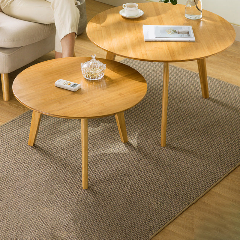 Modern Round Coffee Table 3 Legs Coffee Table for Living Room