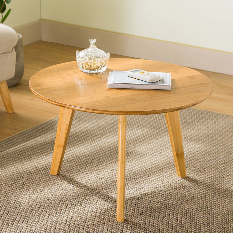 Modern Round Coffee Table 3 Legs Coffee Table for Living Room