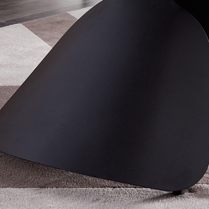 Glam Adjustable Height Coffee Table Slate Cross Legs Cocktail Table