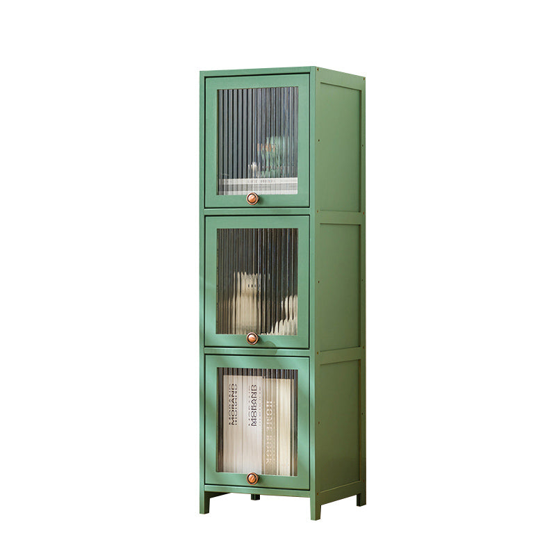 Mid-Century Modern Accent Cabinet Rectangle Straight Legs Storage Cabinet