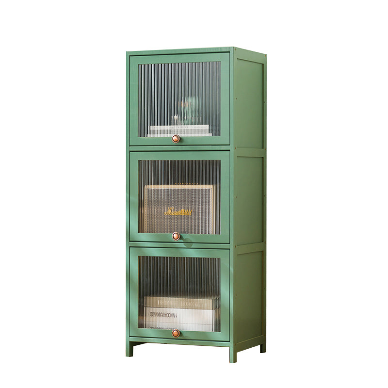 Mid-Century Modern Accent Cabinet Rectangle Straight Legs Storage Cabinet