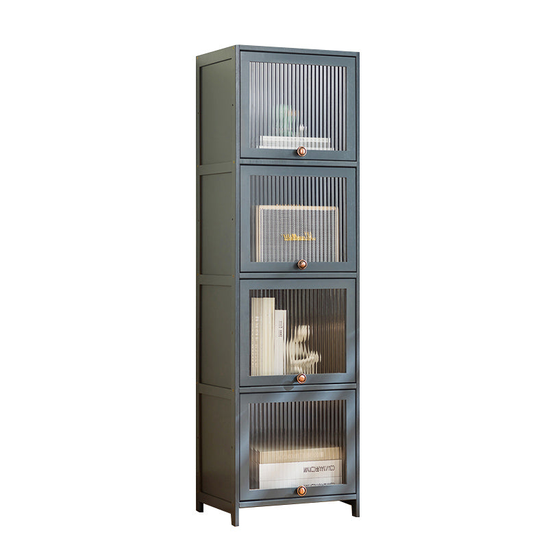 Mid-Century Modern Accent Cabinet Rectangle Straight Legs Storage Cabinet