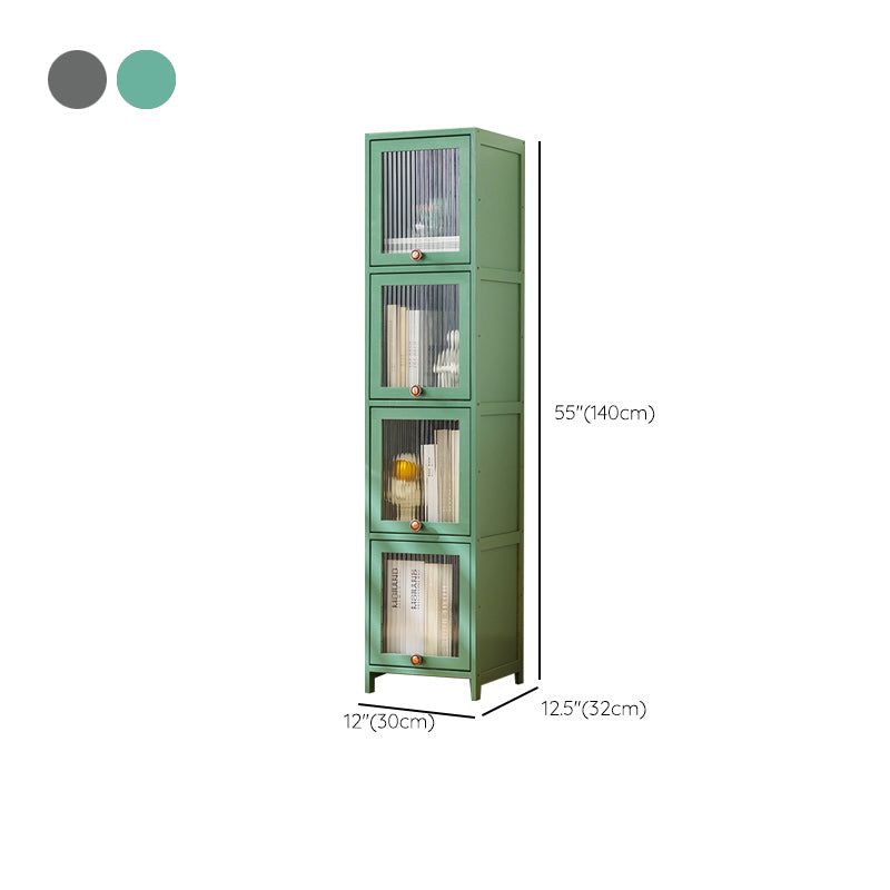 Mid-Century Modern Accent Cabinet Rectangle Straight Legs Storage Cabinet
