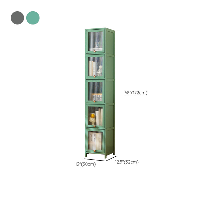 Mid-Century Modern Accent Cabinet Rectangle Straight Legs Storage Cabinet