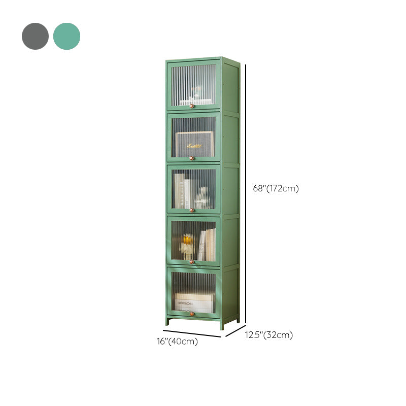 Mid-Century Modern Accent Cabinet Rectangle Straight Legs Storage Cabinet