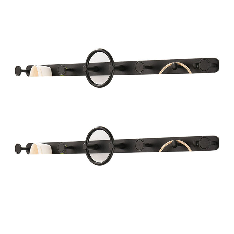 Modern Metal Coat Rack Wall-Mounted Coat Hanger with Hooks for Entry Hall