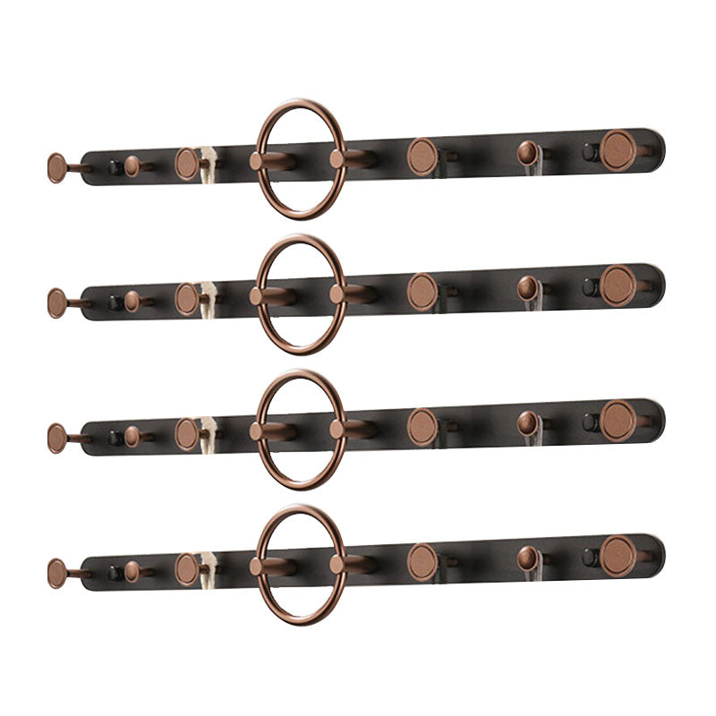 Modern Metal Coat Rack Wall-Mounted Coat Hanger with Hooks for Entry Hall