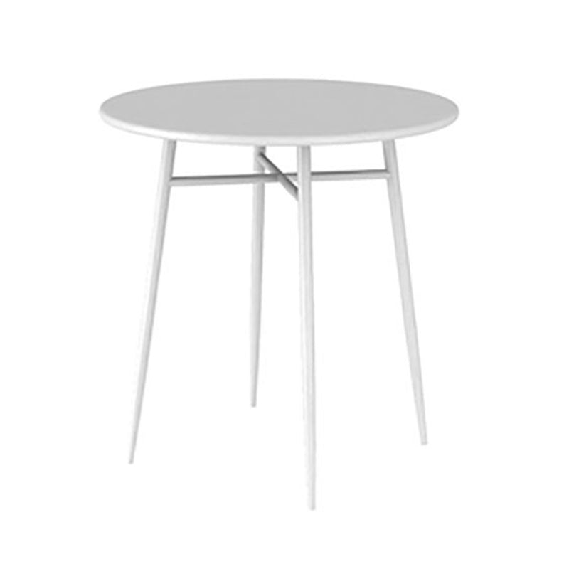 Modern Round Dining Table Set 1/3/5 Pcs Metal Outdoor Dining Set