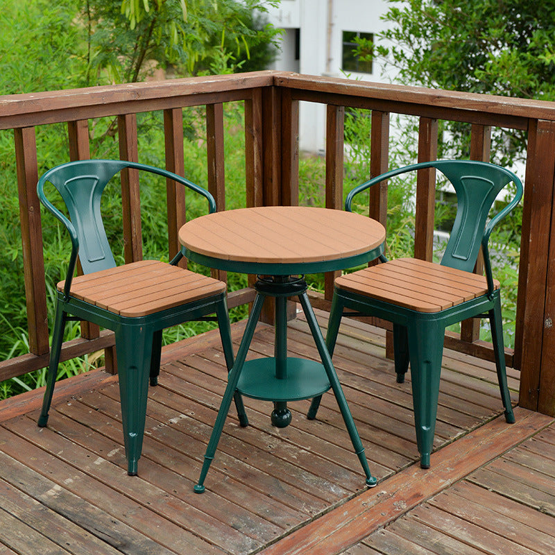 Industrial Style 1/3/4 Pieces Metal Dining Set Reclaimed Wood Dining Table Set