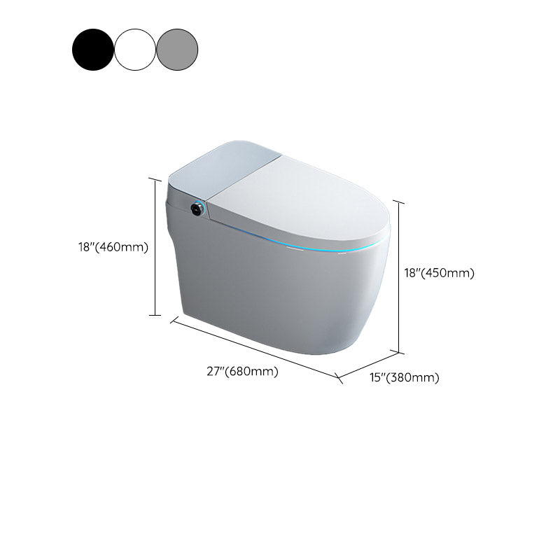 Modern One-Piece Toilet Bowl Floor Mounted Urine Toilet with Concealed Tank for Washroom
