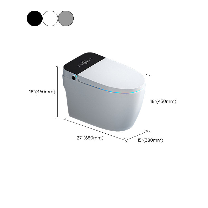 Modern One-Piece Toilet Bowl Floor Mounted Urine Toilet with Concealed Tank for Washroom
