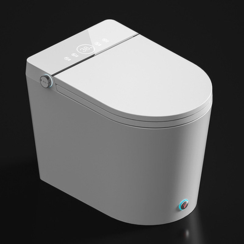 Modern 1-Piece Toilet Floor Mounted Urine Toilet with Slow Close Seat for Washroom