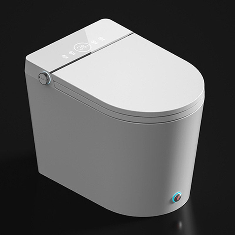 Modern 1-Piece Toilet Floor Mounted Urine Toilet with Slow Close Seat for Washroom