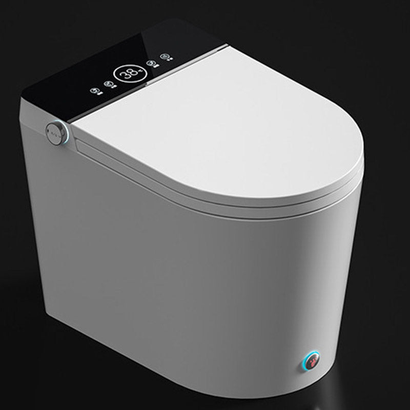 Modern 1-Piece Toilet Floor Mounted Urine Toilet with Slow Close Seat for Washroom