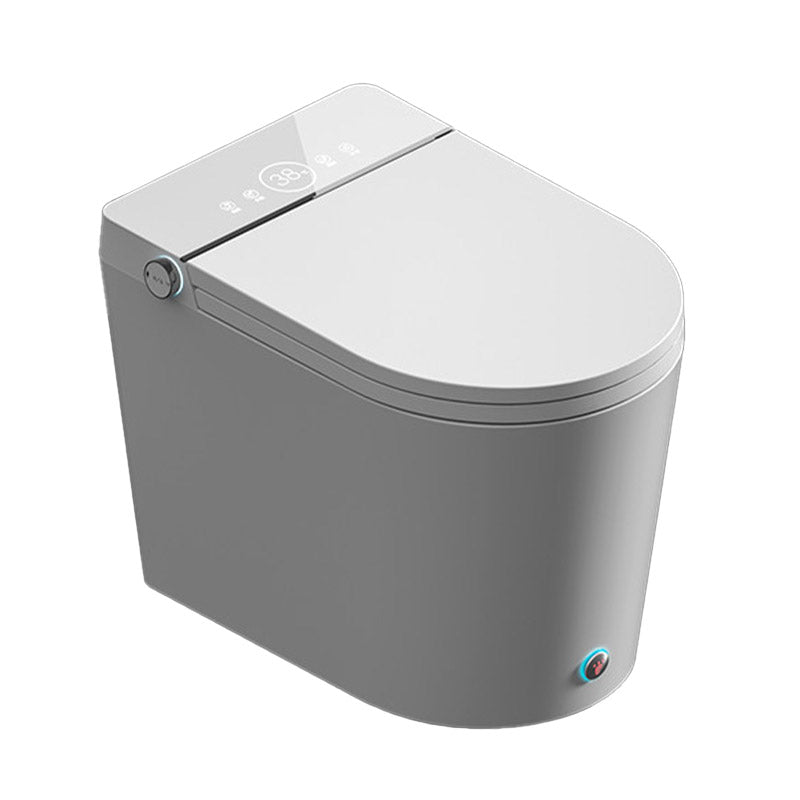 Modern 1-Piece Toilet Floor Mounted Urine Toilet with Slow Close Seat for Washroom