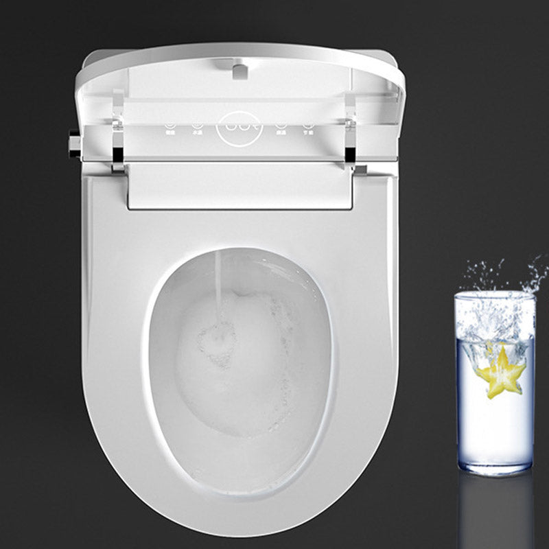 Modern 1-Piece Toilet Floor Mounted Urine Toilet with Slow Close Seat for Washroom