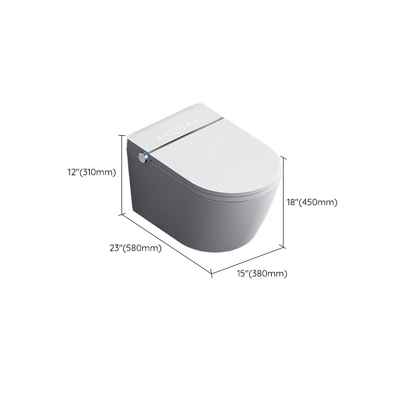Modern 1-Piece Toilet In-Wall Urine Toilet with Slow Close Seat for Washroom