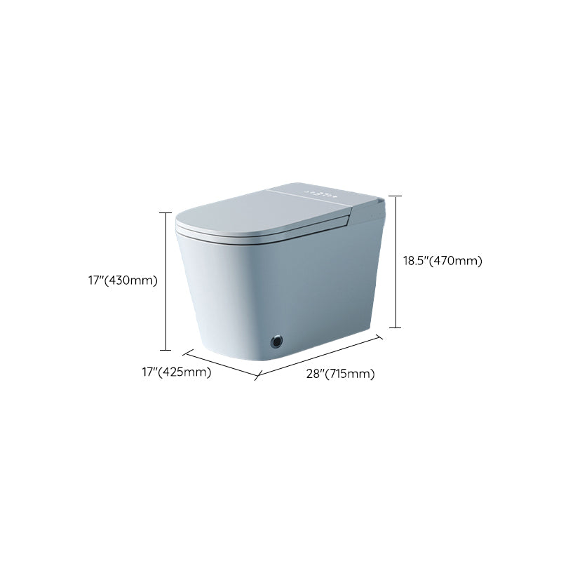 Modern One Piece Toilet Bowl Floor Mounted Urine Toilet with Concealed Tank for Bathroom
